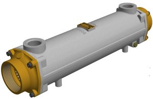 Olje kjøler FG160 (   hk)(olje 1 1/4"BSP - vann 2 1/2"BSP)