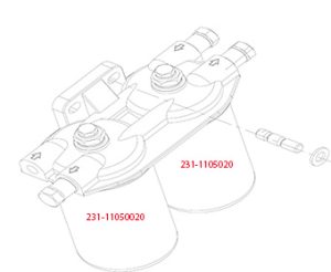 Fuel filter (2 pr.motor)