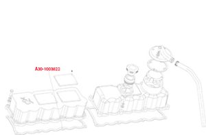 Toppdekselpakning (2 pr. motor)