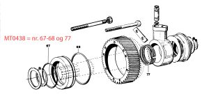 Piston kit PRM 100+101+140+160VR