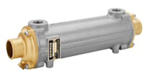 Olje kjøler EC120 (160hk)(olje 3/4"BSP - vann Ø45)