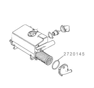 O-ring varmeveksler (Serck type)
