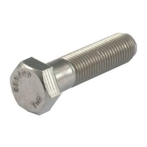 Skrue 3/8"UNC x 1-3/4"(rustfri A4)(del gjenget)