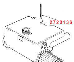 Skrue for varmeveksler (5/16"UNCx4 1/2")